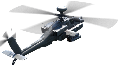 Helicopter Hover Behind Loopable Effect