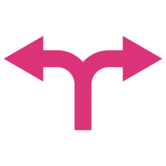 Download Stock Image: Basic Arrow Pink 1