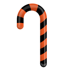 Download Stock Image: Candycane Orange Black