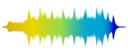 Download Stock Image: Audiowave Beat Style 08 Yellow