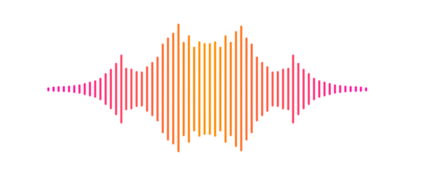 Download Stock Image: Audiowave Beat Style 14 Red