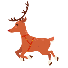 Download Stock Image: Reindeer Pose02