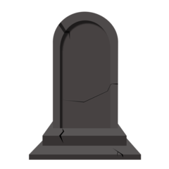 Download Stock Image: Tombstone Grey Blank