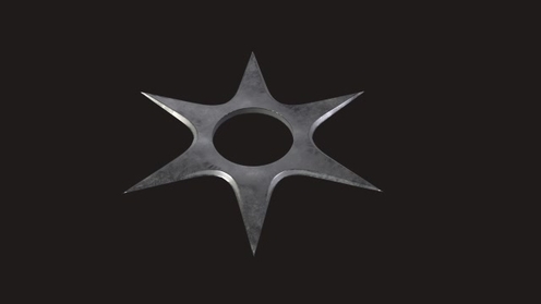 3D Model: Ninja Star3
